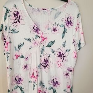 Candies White Floral Top